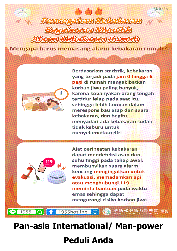 1150421 火災預防 如何挑選住宅用火災警報器 印 亞太人力 亞太國際 關心您